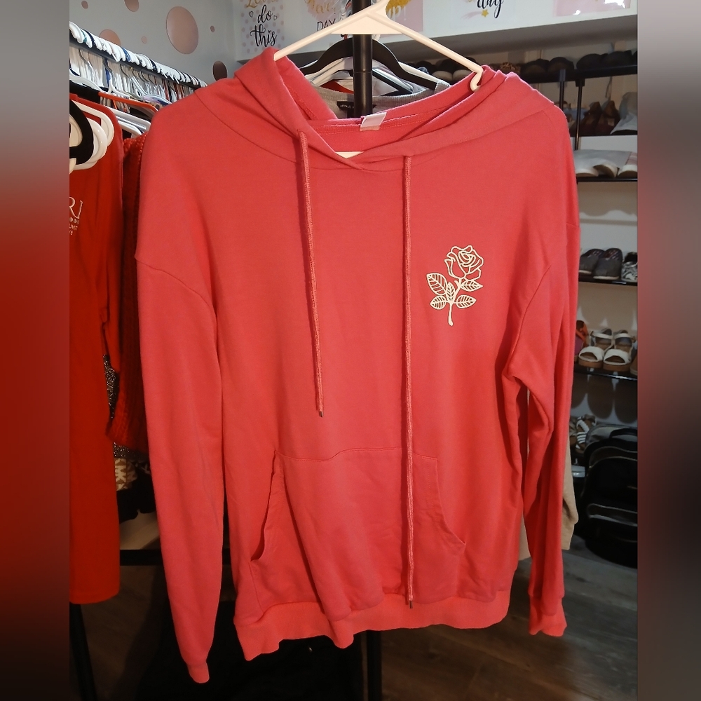 🫶 5 For $20 Amazon Pink Hoodie with Rose Design